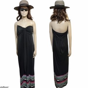 4/$20 • SOMA • Bohemian Strapless Maxi Dress
